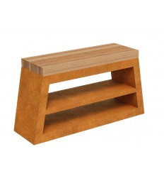 Gartengrill-Sockel Cortenstahl