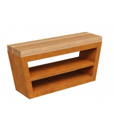 Gartengrill-Sockel Cortemstahl