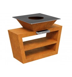 Gartengrill Cortenstahl