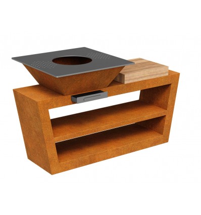 BÅLGRILL Cortenstål