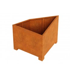 CITY plantekasse Cortenstål