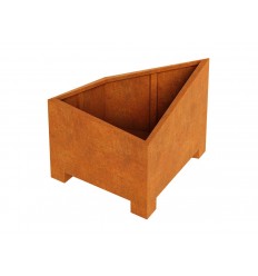 CITY plantekasse Cortenstål