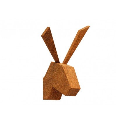 Hare-figur Cortenstål