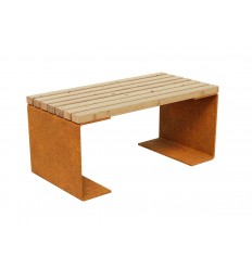 Havebænk Cortenstål