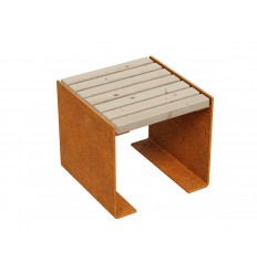 Havebænk Cortenstål