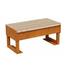 Havebænk Cortenstål