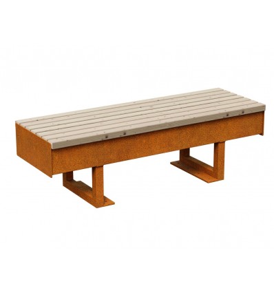 Havebænk Cortenstål