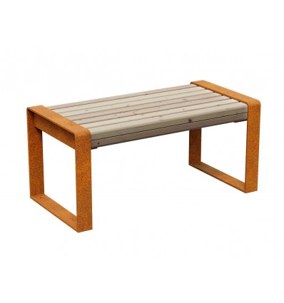 Havebænk Cortenstål