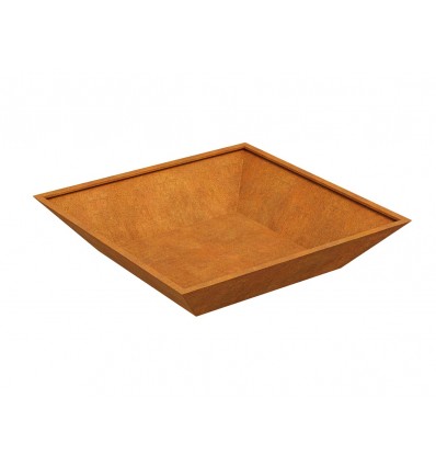 Gartenbank Cortenstahl