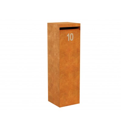 Briefkasten Cortenstahl