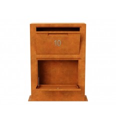 Briefkasten Cortenstahl