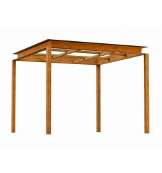 Garten-Pergola Cortenstahl