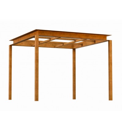 Garten-Pergola Cortenstahl