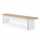 Riva Wood Round bænk XL • 3 farver