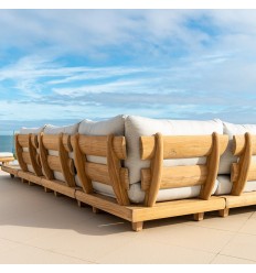 Sorrento loungesæt • teak