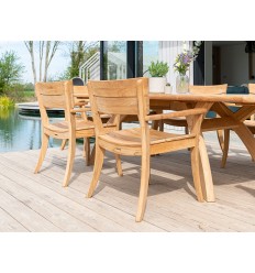 Sorrento stol m/armlæn • teak