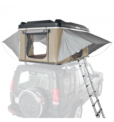 Nevada hard-top • 215x140x143cm tagtelt sort/beige