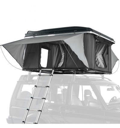 Nevada hard-top • 215x140x143cm tagtelt sort/grå