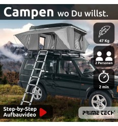 Nevada Pro hard-top • 215x140x143cm tagtelt sort/grå
