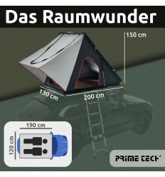 Gamma L • 200x130x150cm Biltagtelt hardtop