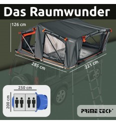 Rodin Pro • 221x285x126cm biltagtelt hardtop