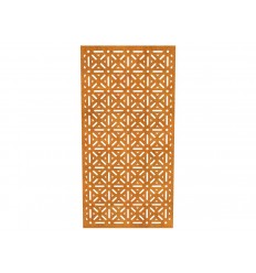 Vægdekoration i cortenstål