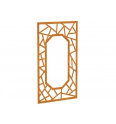 Wanddekoration Cortenstahl