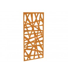 Vægdekoration i cortenstål