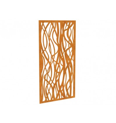 Wanddekoration Cortenstahl