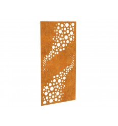 Vægdekoration i cortenstål